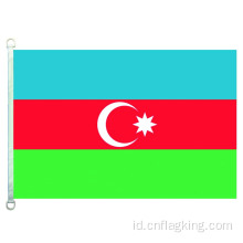 100% polyester 90*150 CM Azerbaijan spanduk bendera Azerbaijan Azerbaijan